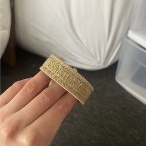 Dior woven bracelet